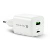 everActive GaN SC-450Q Wandladegerät mit USB-Anschluss und USB-C PD PPS QC4+ 45W