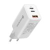 everActive GaN SC-650Q Wandladegerät mit USB-Anschluss und 2x USB-C PD PPS QC4+ 65W