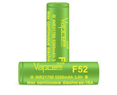  Vapcell F52 21700 5200mah 15A 